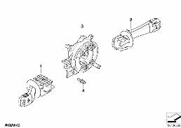 STEERING-COLUMN STALK diagram for BMW X3 E83 LCI 1.8d