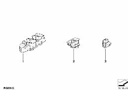 SWITCH WINDOW LIFTER diagram for BMW X3 E83 LCI 1.8d