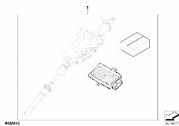 Doposażenie wsk. uszk. opon (RPA) diagram for BMW 7 Series E65 745i