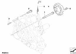 GEARBOX MOUNTING PARTS diagram for BMW X5 E53 4.8is