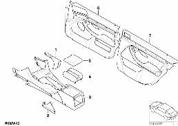 Série ind. Japon 20th Anniversary KA88 diagram for BMW 5 Series E39 530i