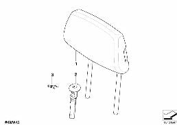 RETROFITTING REAR FOLDING HEAD RESTRAINT