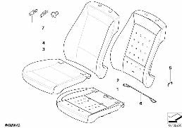 SEAT FRONT, UPHOLSTERY & COVER BASE SEAT