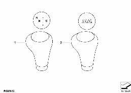 換檔機構 Steptronic SMG 個性化木質 diagram for BMW 3 Series E46 320d