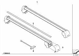 RAILING CARRIER diagram for BMW 3 Series E46 318i