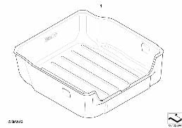 Wanna bagażnika diagram for BMW 7 Series E65 745i