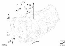 GEARBOX MOUNTING / VENTILATION diagram for BMW X3 E83 LCI 3.0sd
