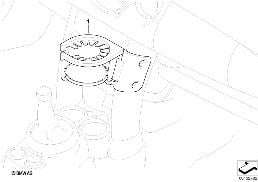 Uchwyt do napojów diagram for BMW MINI R50 Cooper
