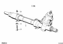 POWER STEERING diagram for BMW 3 Series E30 325i