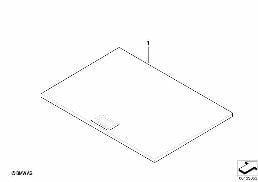 Nachrüstung Wendeboden Gepäckraum diagram for BMW X3 E83 2.0d