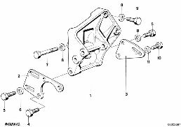 HYDRO STEERING-VANE PUMP/BEARING SUPPORT