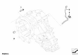 GEARBOX MOUNTING PARTS diagram for BMW X5 E53 4.4i