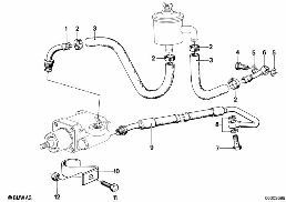 HYDRO STEERING-OIL PIPES