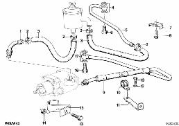HYDRO STEERING-OIL PIPES