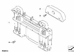 ROLL-OVER PROTECTION SYSTEM diagram for BMW 6 Series E64 LCI 630i