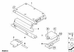 Επιμέρ.εξαρτήματα SA 633 χώρος αποσκευών diagram for BMW 5 Series E61 LCI 525d