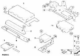 Επιμέρ.εξαρτήματα SA 644 χώρος αποσκευών diagram for BMW 5 Series E61 LCI 525d