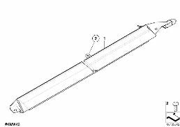THIRD STOPLAMP diagram for BMW 5 Series E61 545i