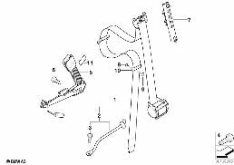 Pas bezpieczeństwa przedni, do 10/03 diagram for BMW MINI R50 Cooper