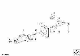 HYDRAULIC BRAKE SERVO UNIT diagram for BMW 8 Series E31 850Ci