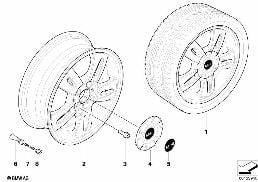 Obr. MINI st. le. 5 Star Rocket 93 diagram for BMW MINI R50 Cooper