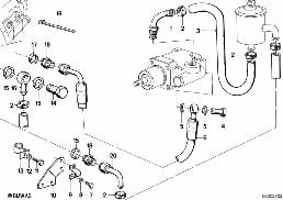 HYDRO STEERING-OIL PIPES