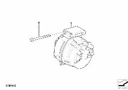 Prądnica 100A kompakt diagram for BMW MINI R50 Cooper