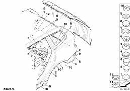 Pokrywka zamykająca/Korek zamykający diagram for BMW X3 E83 LCI 2.0d
