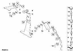 Obudowa słupka A / B / C / D diagram for BMW X3 E83 LCI 2.0d