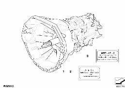 Boîte de vitesses manuelle S6S 420G diagram for BMW 5 Series E34 540i