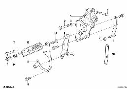 HYDRO STEERING-VANE PUMP/BEARING SUPPORT