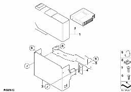CD 轉換匣 / 支架 diagram for BMW MINI Cabrio R52 Cooper