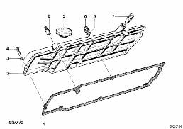 CYLINDER HEAD COVER diagram for BMW 3 Series E21 320