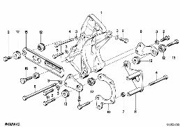 HYDRO STEERING-VANE PUMP/BEARING SUPPORT