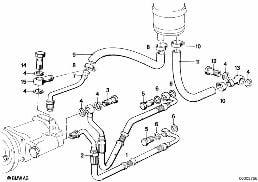 HYDRO STEERING-OIL PIPES