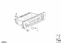 Radio BMW Audio diagram for BMW 1 Series E87 120d