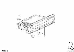 RADIO BMW PROFESSIONAL MD diagram for BMW 3 Series E91 335d