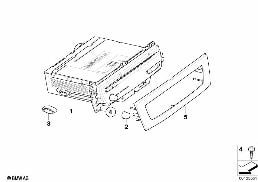 M-AUDIO SYSTEM CONTROLLER diagram for BMW 1 Series E81 118i
