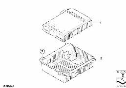 Radio satelitarne diagram for BMW 7 Series E65 745i