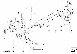 LUBRICATION SYSTEM/OIL PUMP diagram for BMW 5 Series E61 LCI M5