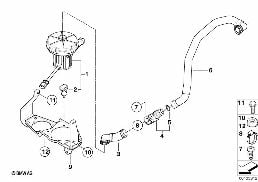 EMISSION CONTROL-AIR PUMP diagram for BMW 5 Series E61 LCI M5