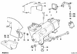 HYDRO STEERING-SERVOTRONIC diagram for BMW 8 Series E31 850Ci