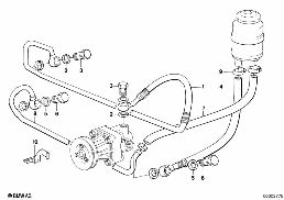 HYDRO STEERING-OIL PIPES