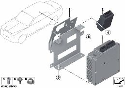 Videomodul / držák diagram for BMW Rolls-Royce Phantom RR1 Phantom