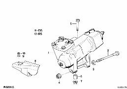 POWER STEERING diagram for BMW 8 Series E31 850Ci