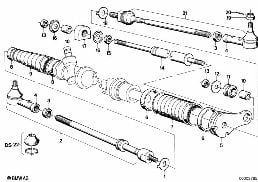 TIE RODS WITH STEERING DAMPER