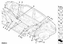 SEALING CAP/PLUG diagram for BMW 5 Series E60 LCI 523Li