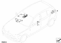VARIOUS LAMPS diagram for BMW 1 Series E87 LCI 123d