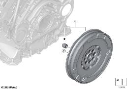 飞轮 / 双质飞轮 diagram for BMW 5 Series E60 545i