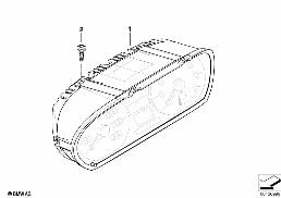 INSTRUMENT CLUSTER diagram for BMW 1 Series E87 118d